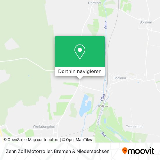 Zehn Zoll Motorroller Karte