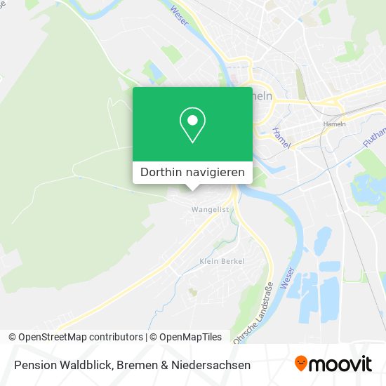 Pension Waldblick Karte