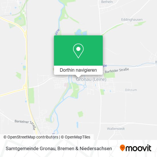 Samtgemeinde Gronau Karte