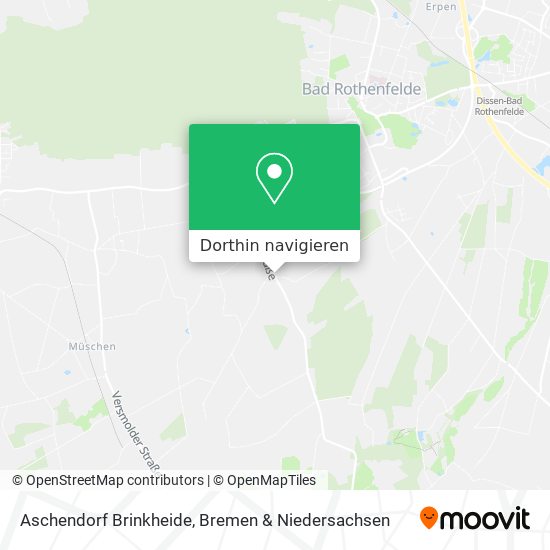 Aschendorf Brinkheide Karte