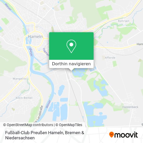 Fußball-Club Preußen Hameln Karte