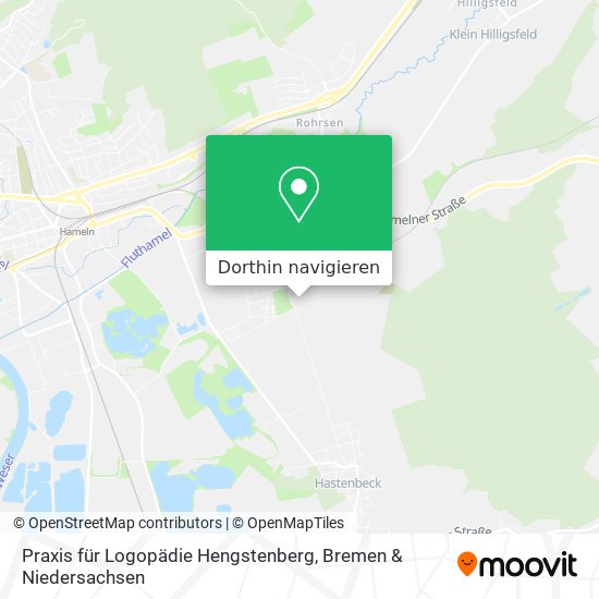 Praxis für Logopädie Hengstenberg Karte