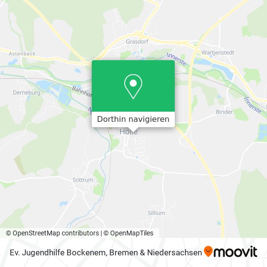 Ev. Jugendhilfe Bockenem Karte