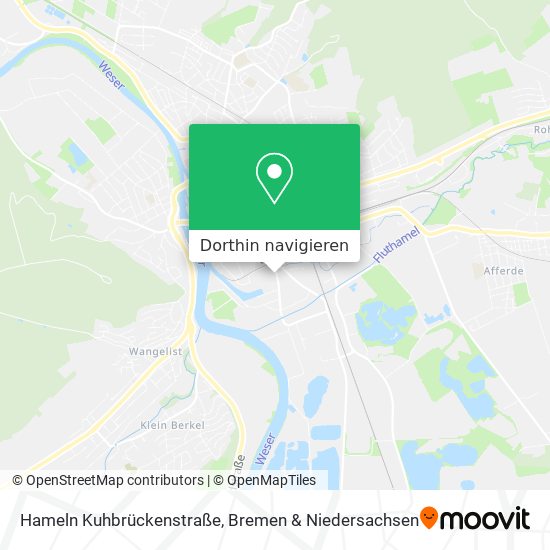 Hameln Kuhbrückenstraße Karte