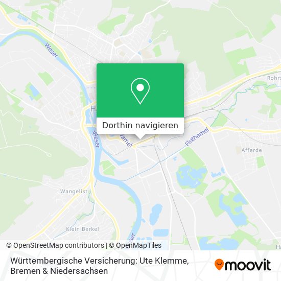 Württembergische Versicherung: Ute Klemme Karte