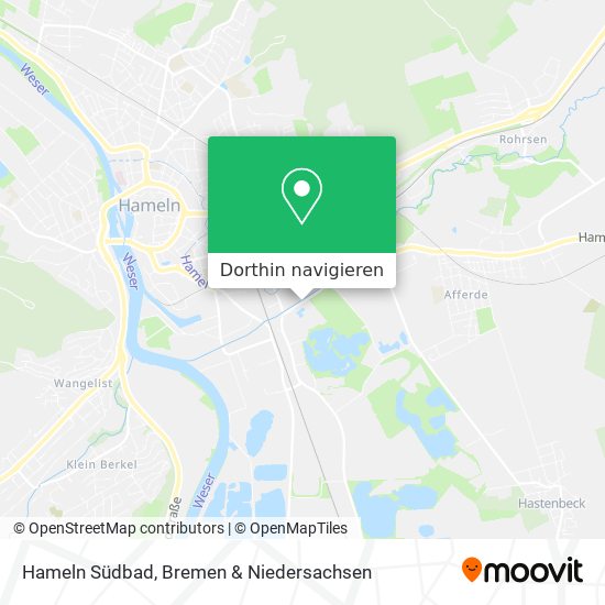 Hameln Südbad Karte