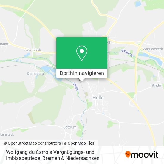 Wolfgang du Carrois Vergnügungs- und Imbissbetriebe Karte