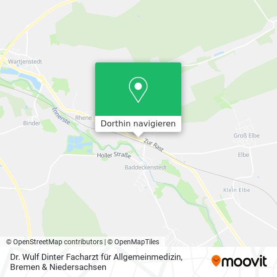 Dr. Wulf Dinter Facharzt für Allgemeinmedizin Karte