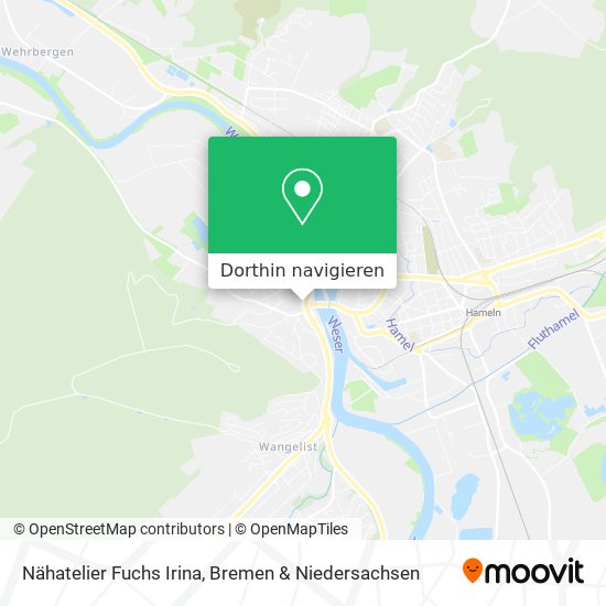 Nähatelier Fuchs Irina Karte