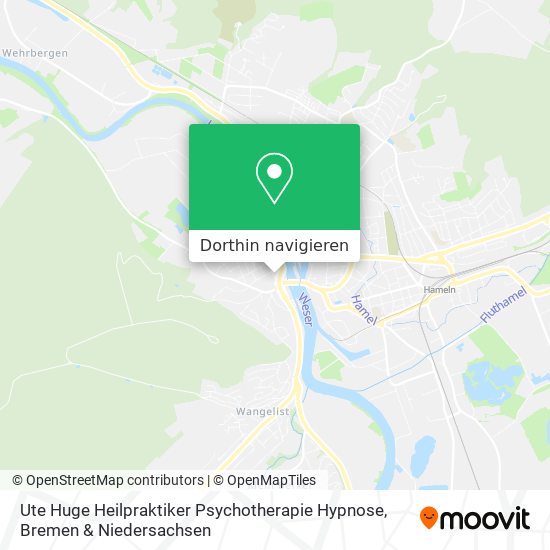 Ute Huge Heilpraktiker Psychotherapie Hypnose Karte