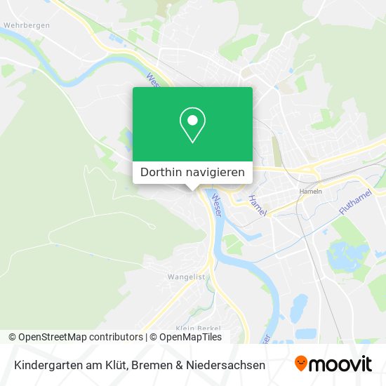 Kindergarten am Klüt Karte