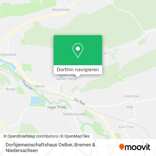 Dorfgemeinschaftshaus Oelber Karte