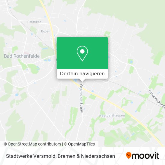 Stadtwerke Versmold Karte