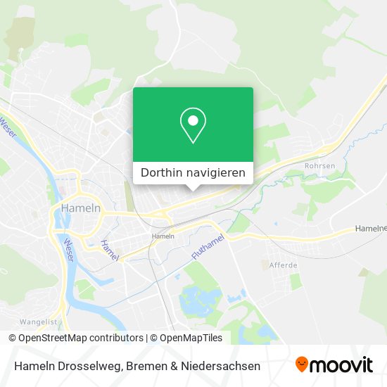 Hameln Drosselweg Karte