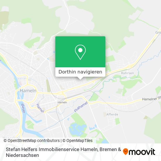 Stefan Helfers Immobilienservice Hameln Karte