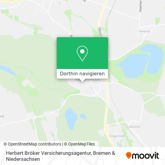 Herbert Bröker Versicherungsagentur Karte