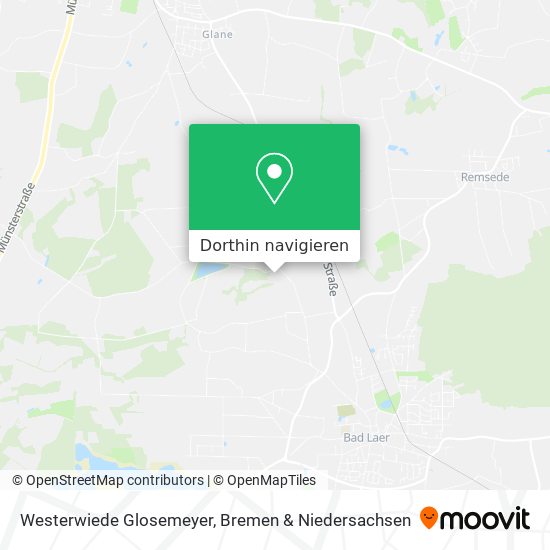 Westerwiede Glosemeyer Karte