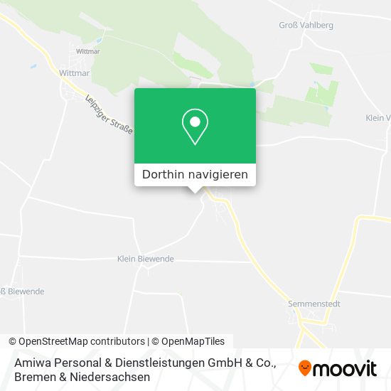Amiwa Personal & Dienstleistungen GmbH & Co. Karte