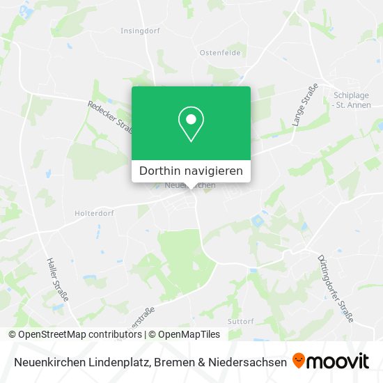 Neuenkirchen Lindenplatz Karte