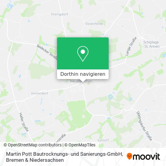 Martin Pott Bautrocknungs- und Sanierungs-GmbH Karte