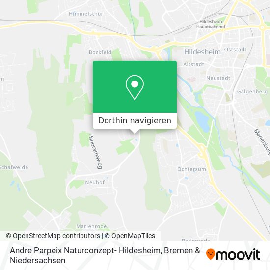 Andre Parpeix Naturconzept- Hildesheim Karte