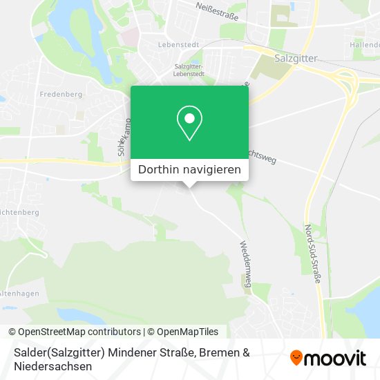 Salder(Salzgitter) Mindener Straße Karte
