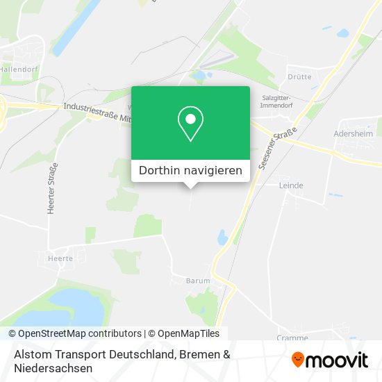 Alstom Transport Deutschland Karte