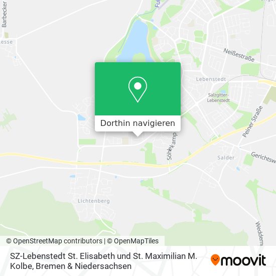 SZ-Lebenstedt St. Elisabeth und St. Maximilian M. Kolbe Karte