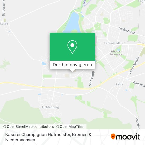 Käserei Champignon Hofmeister Karte