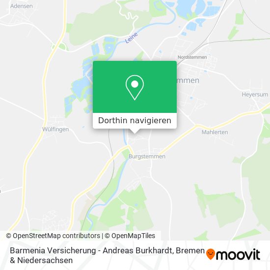 Barmenia Versicherung - Andreas Burkhardt Karte