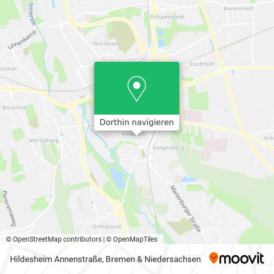 Hildesheim Annenstraße Karte