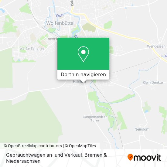 Gebrauchtwagen an- und Verkauf Karte