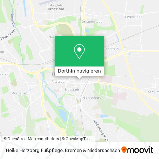 Heike Herzberg Fußpflege Karte