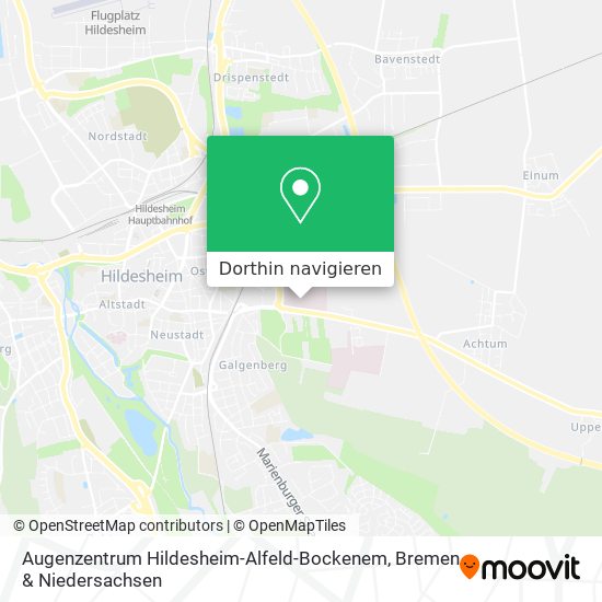 Augenzentrum Hildesheim-Alfeld-Bockenem Karte