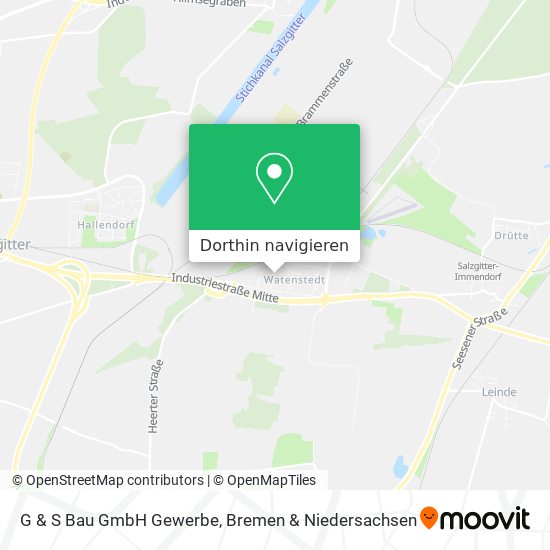 G & S Bau GmbH Gewerbe Karte