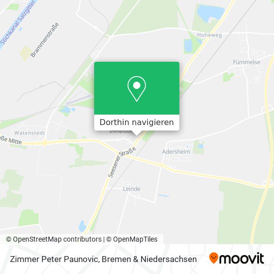 Zimmer Peter Paunovic Karte