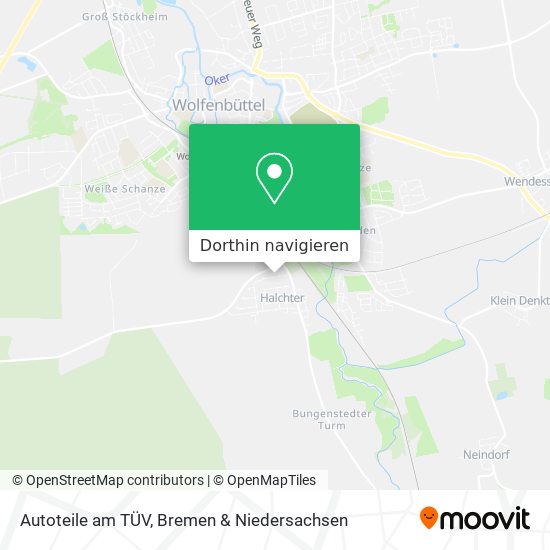 Autoteile am TÜV Karte