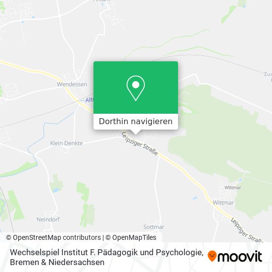 Wechselspiel Institut F. Pädagogik und Psychologie Karte