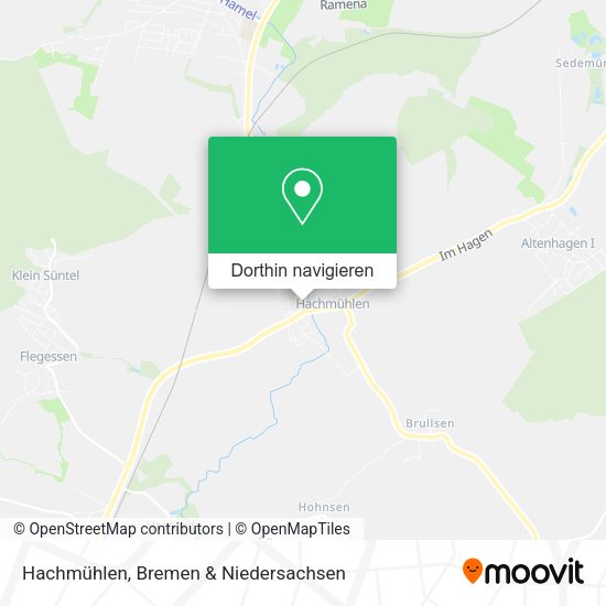 Hachmühlen Karte