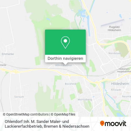 Ohlendorf Inh. M. Sander Maler- und Lackiererfachbetrieb Karte