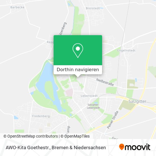 AWO-Kita Goethestr. Karte