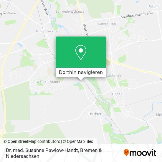 Dr. med. Susanne Pawlow-Handt Karte