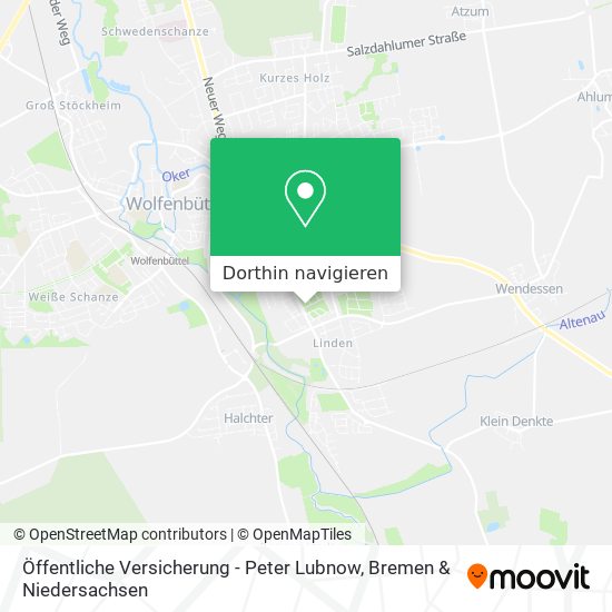 Öffentliche Versicherung - Peter Lubnow Karte