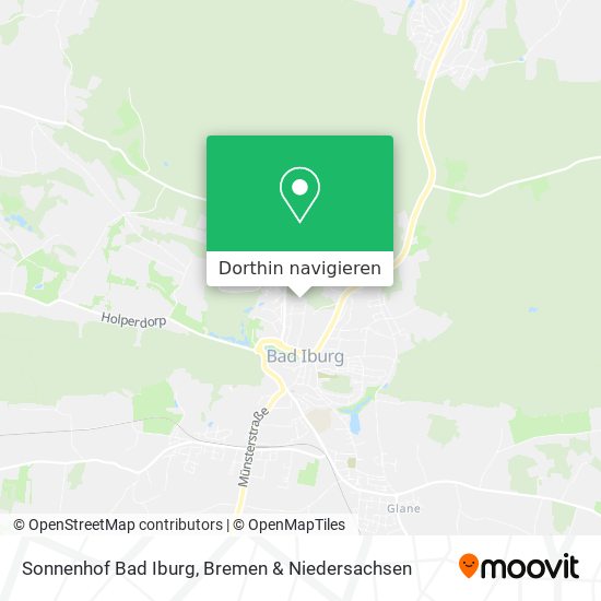 Sonnenhof Bad Iburg Karte