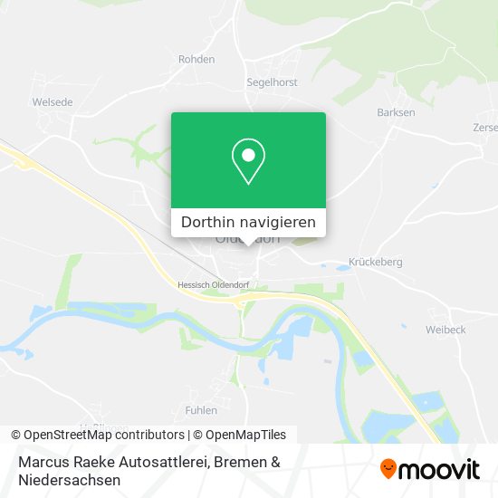 Marcus Raeke Autosattlerei Karte