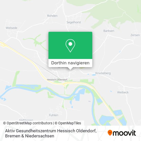 Aktiv Gesundheitszentrum Hessisch Oldendorf Karte