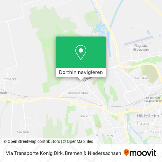 Via Transporte König Dirk Karte