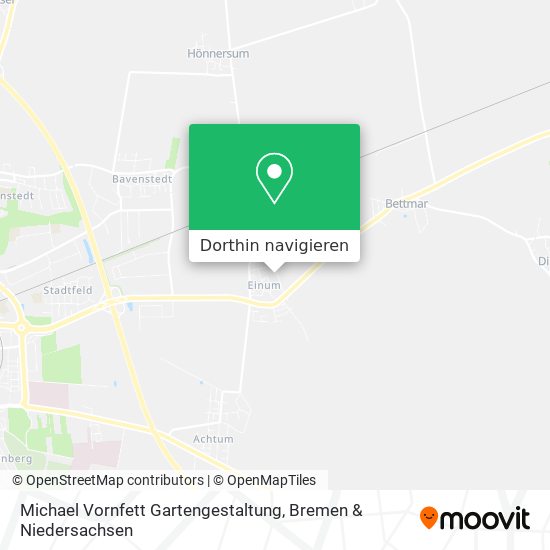 Michael Vornfett Gartengestaltung Karte