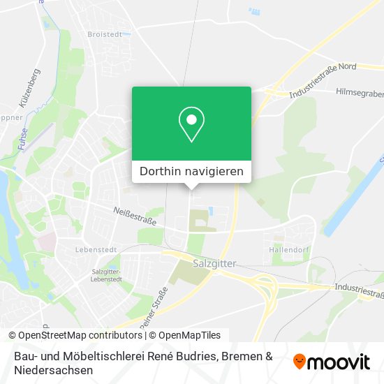 Bau- und Möbeltischlerei René Budries Karte