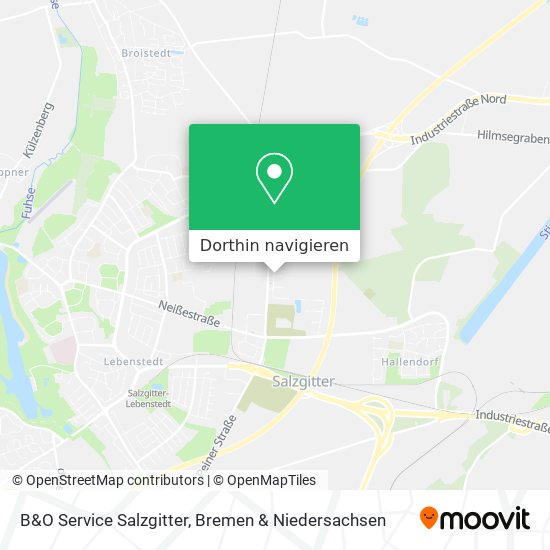 B&O Service Salzgitter Karte